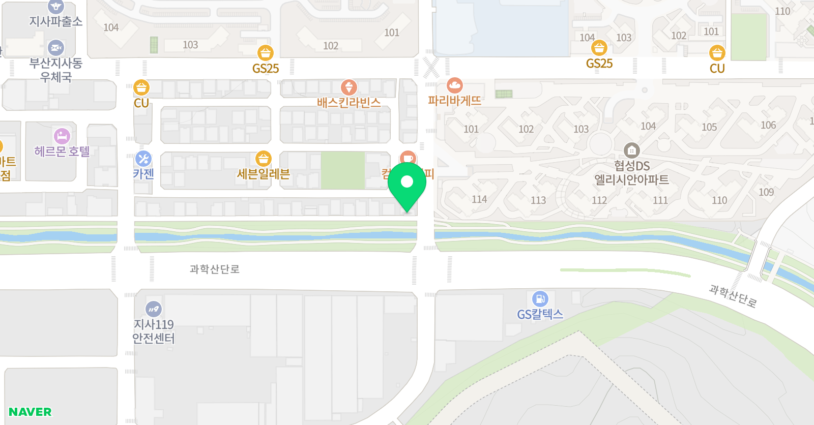 아우름 영수학원 지사점 위치