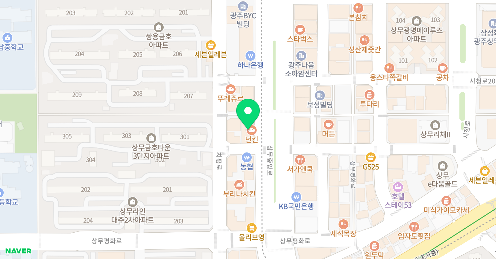 상무 피닉스짐 위치