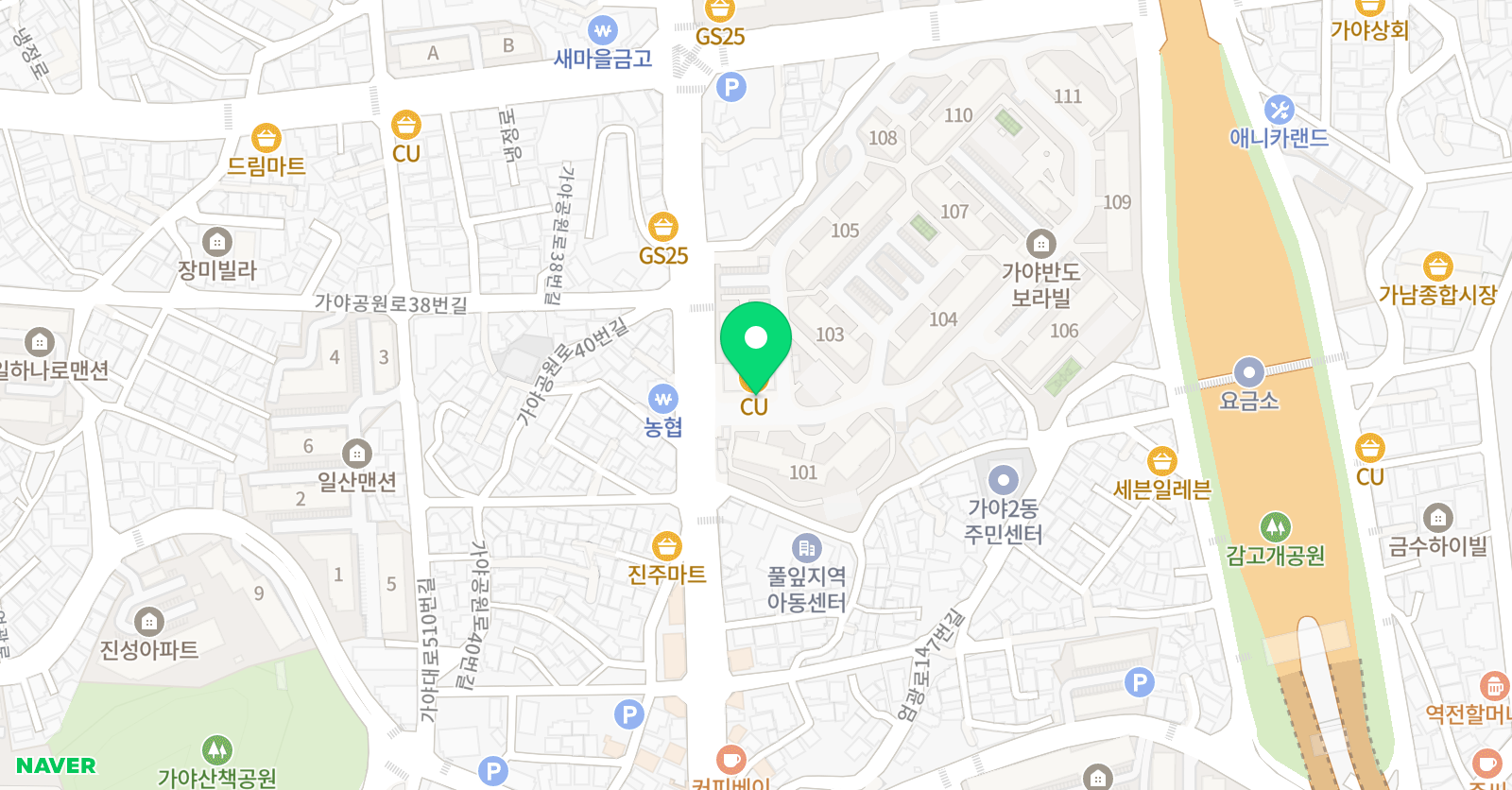 아람 미술학원 놀이미술 위치