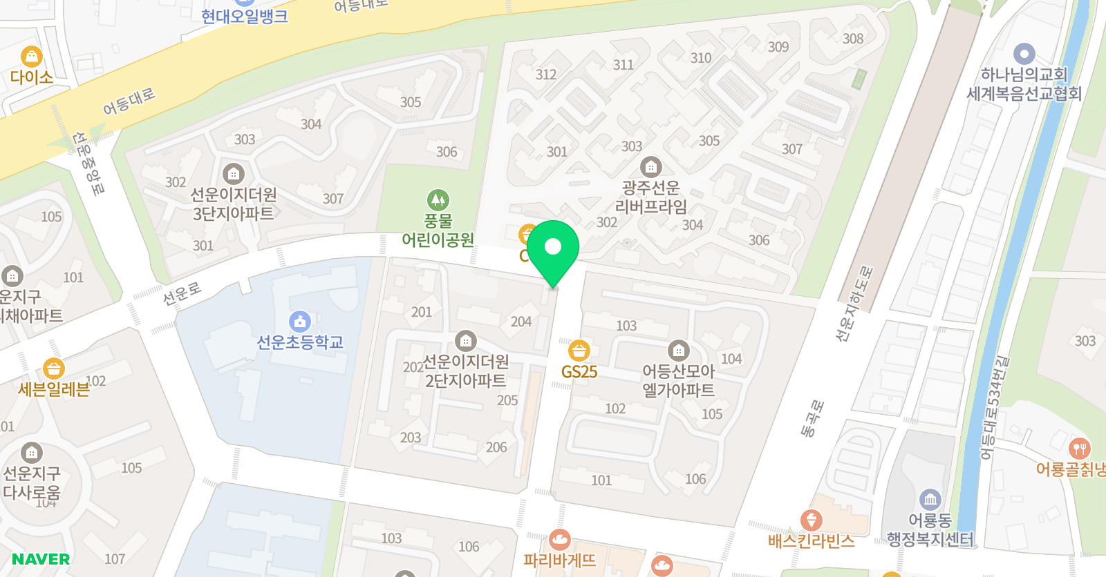 경희대가람 태권도 위치