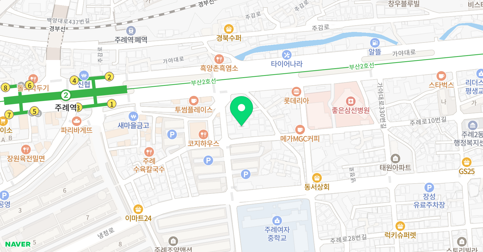 효민 태권도장 위치
