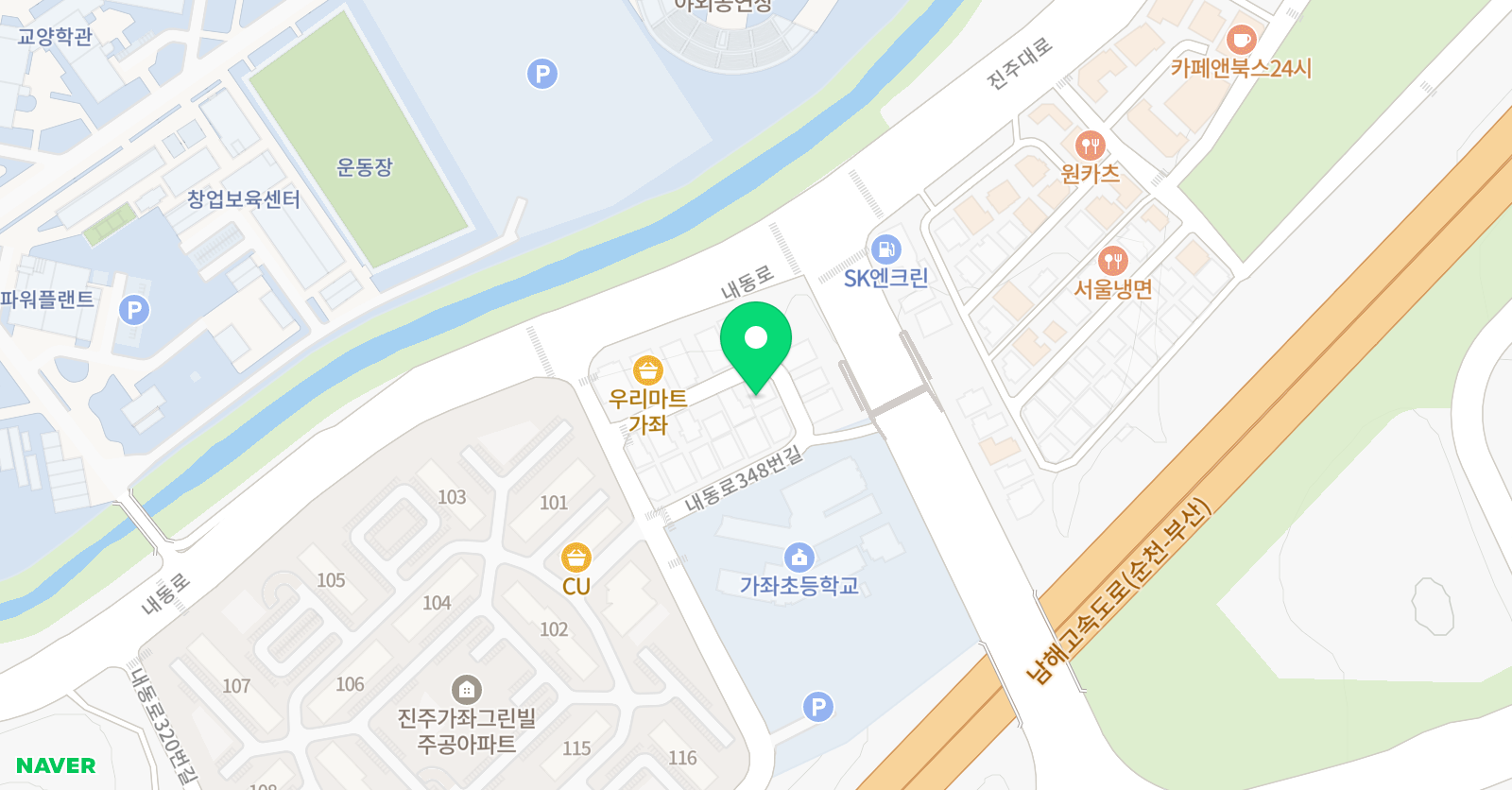 쥬니어4B 미술학원 위치