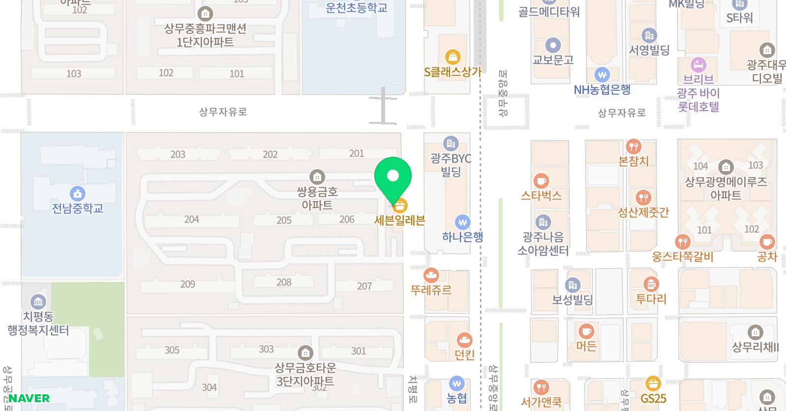 민 피아노음악학원 위치
