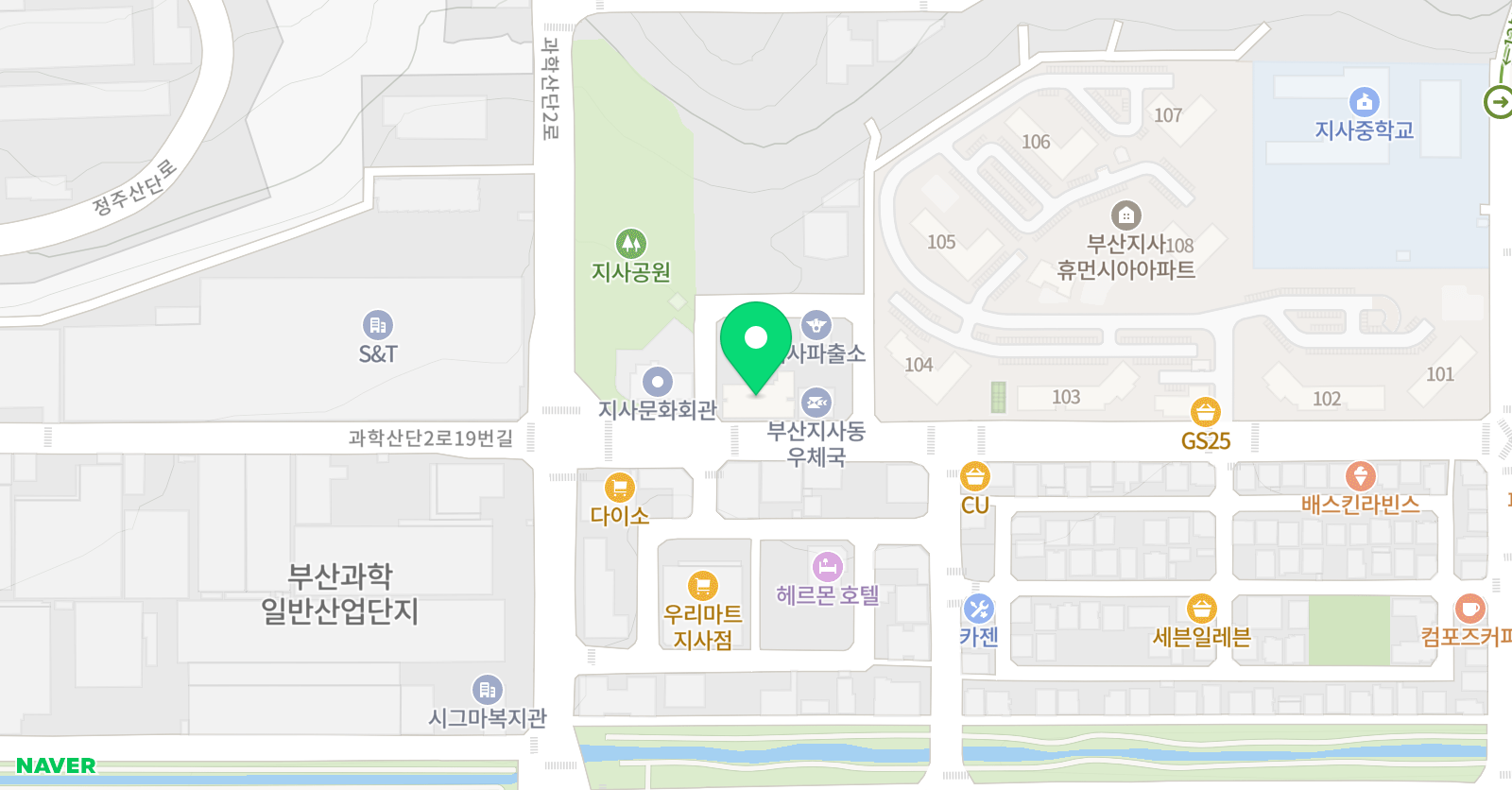 고려 태권도 지사동 위치