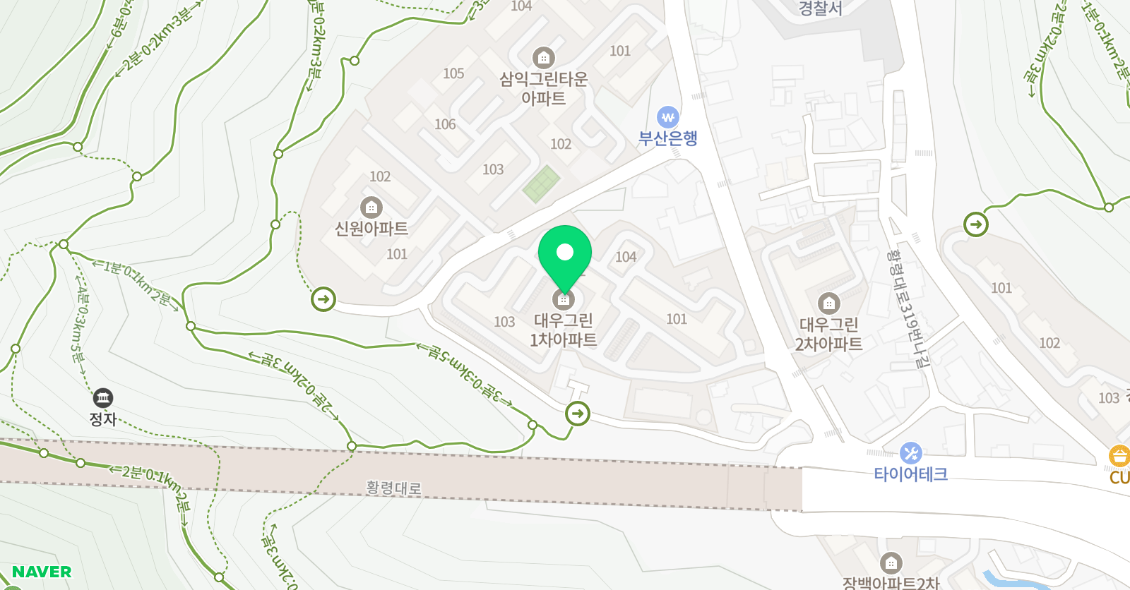 우수2태권도장 위치