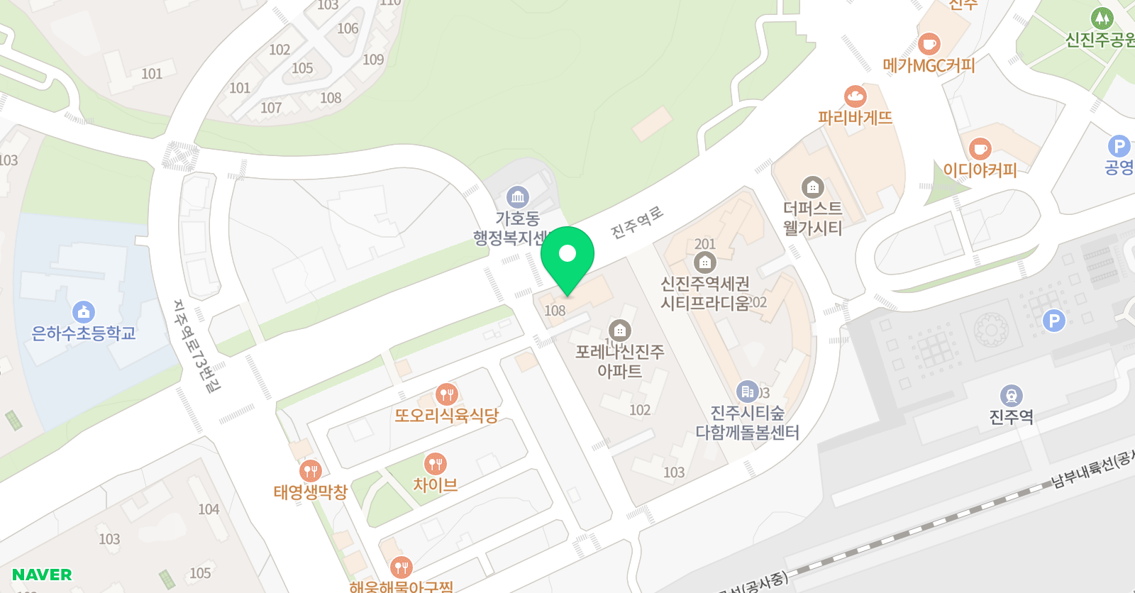 어린음악대 신진주원 위치