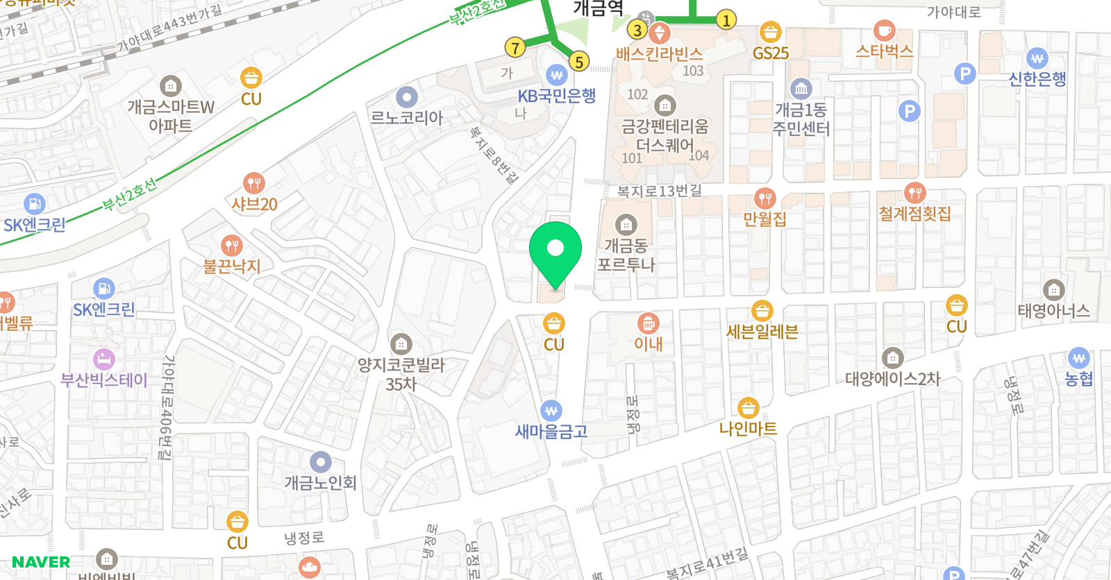 퍼스트 수학학원 위치