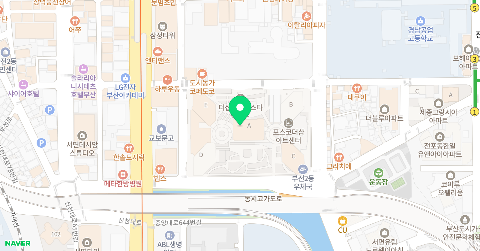 토론하는아이들 서면더샵센트럴스타GLE센터 위치