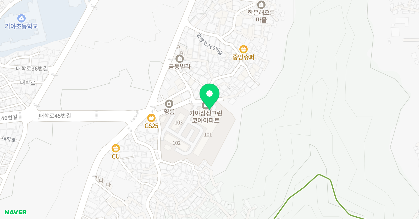 삼정 음악학원 위치