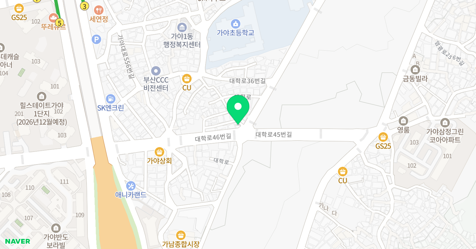 아이스크림홈런 수학교습소 위치