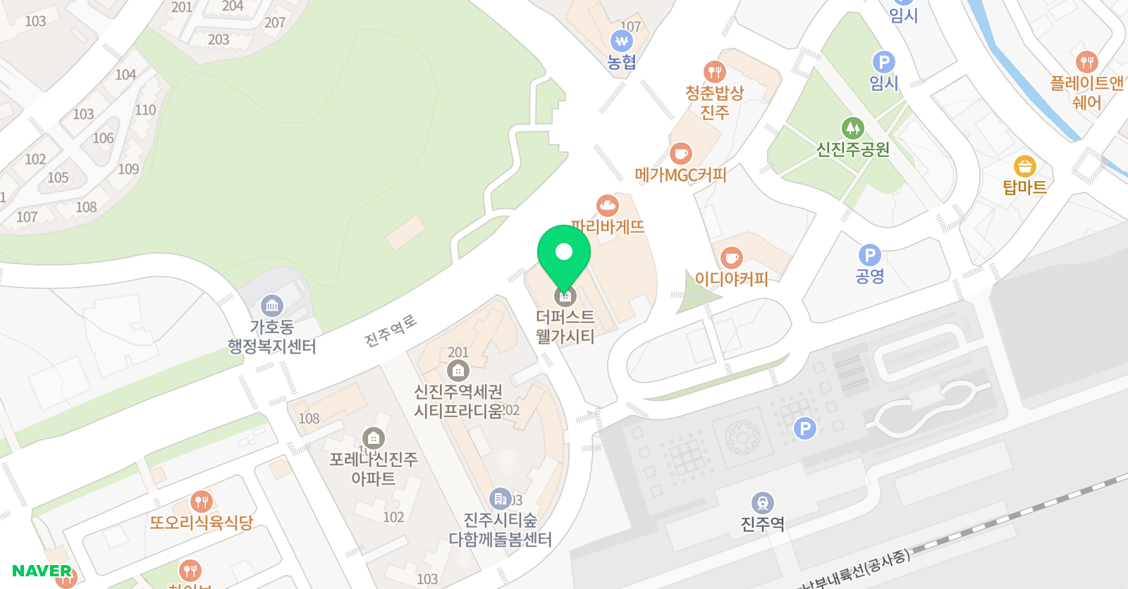 JM정은주 수학학원 위치