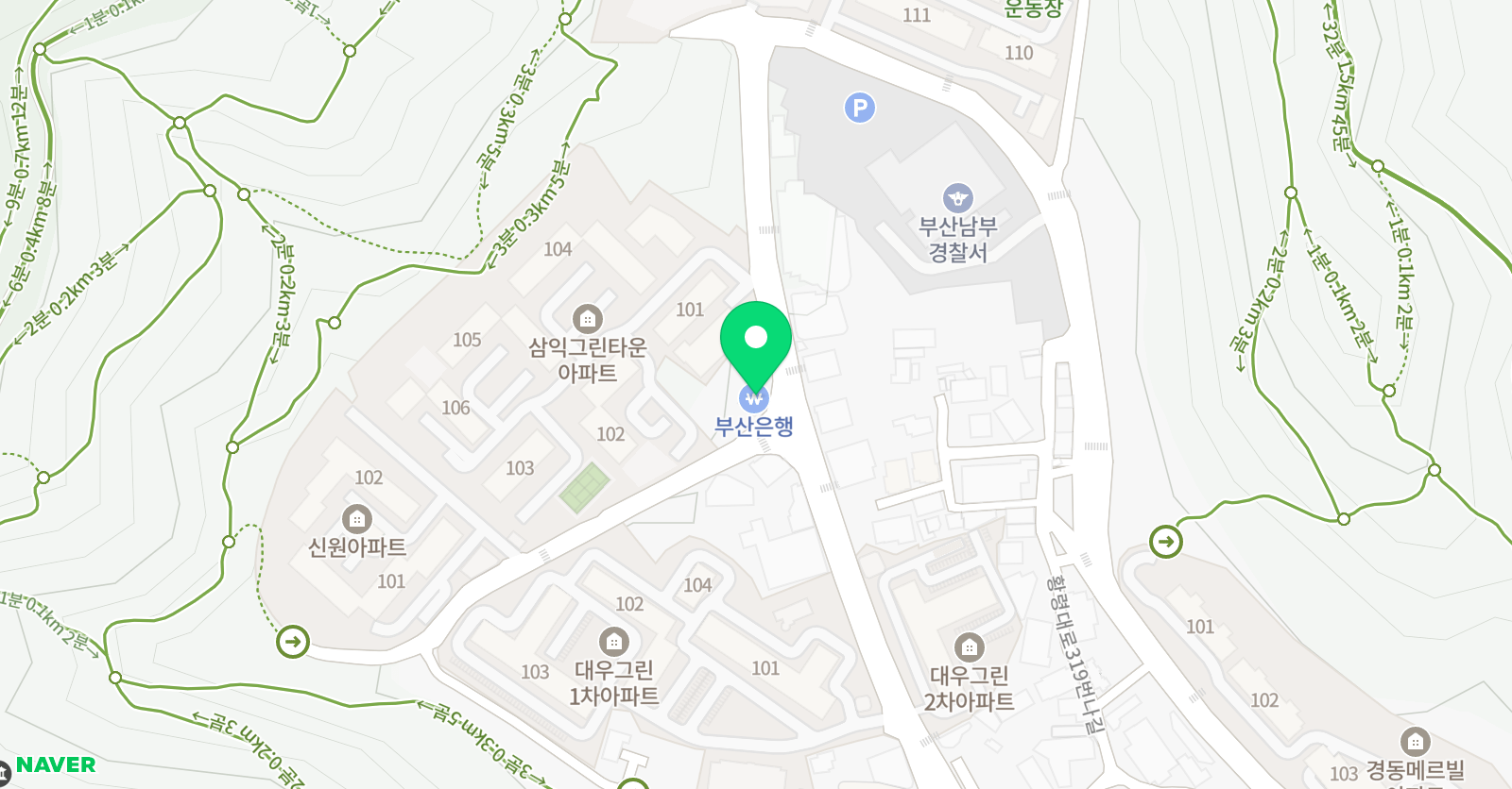 뮤엠 영어 대연황령 어학원 위치