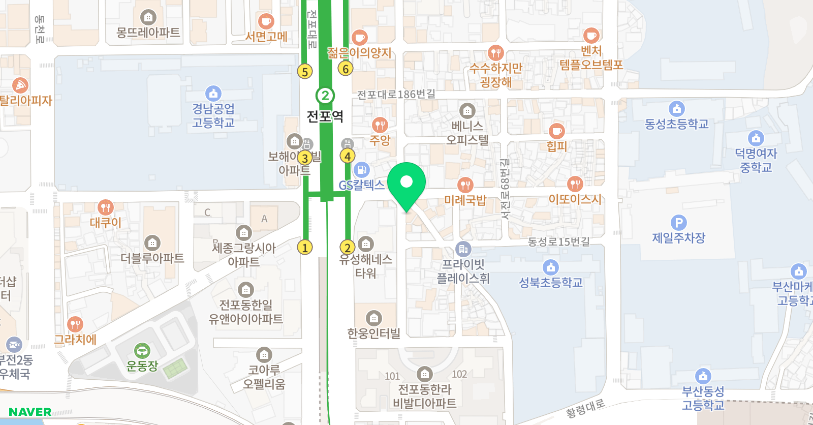 J&C 음악학원 위치