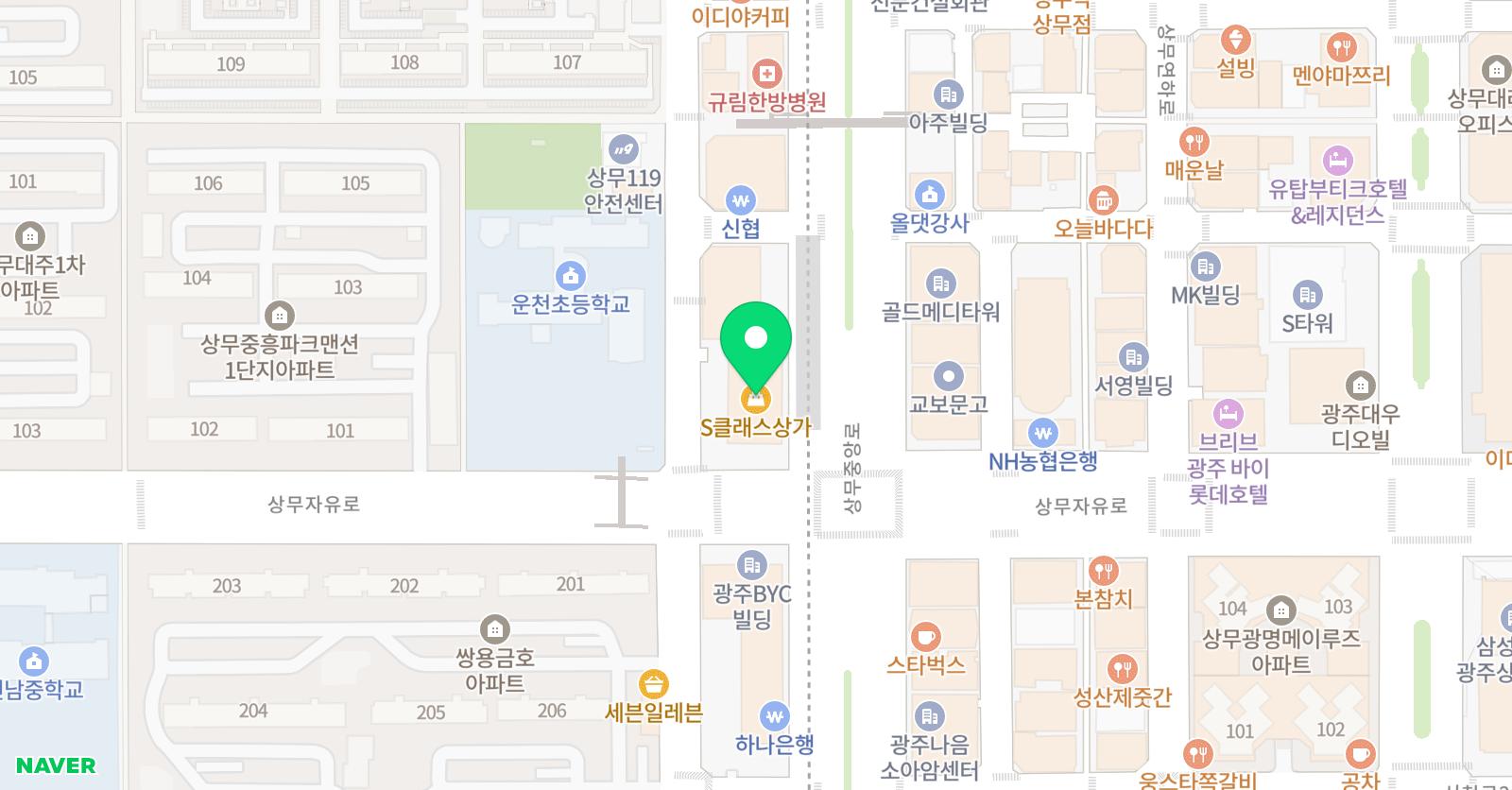 센스 어학원 위치