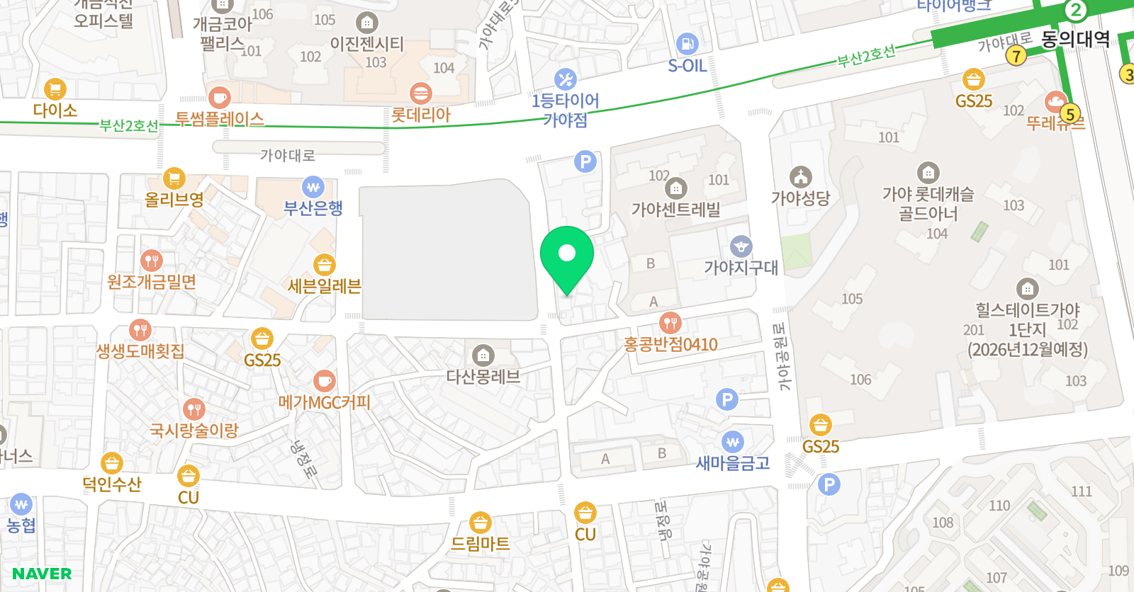 그린매쓰 수학샘 위치