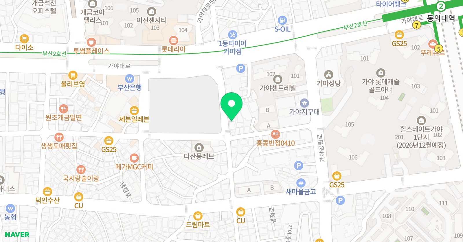 캘런 어학원 위치