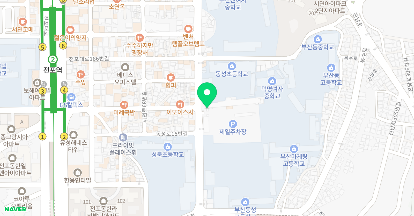 YBM ECC 동성점 위치