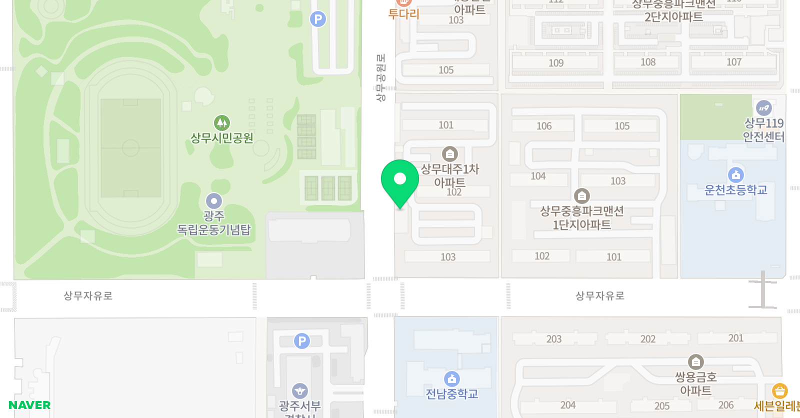 바른 수학 해법 영어학원 위치