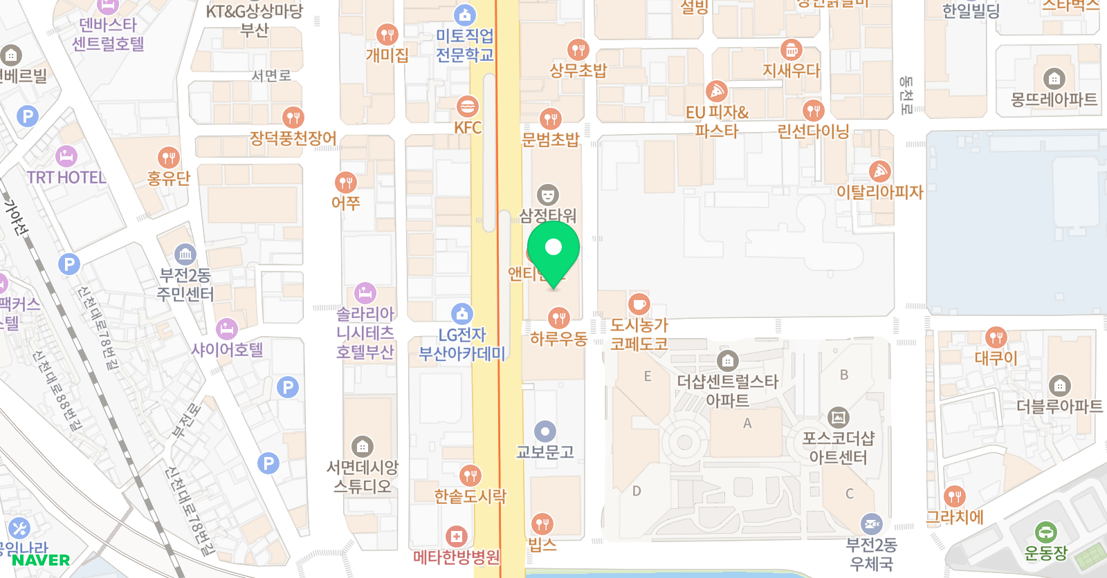 의약대전문관 위치