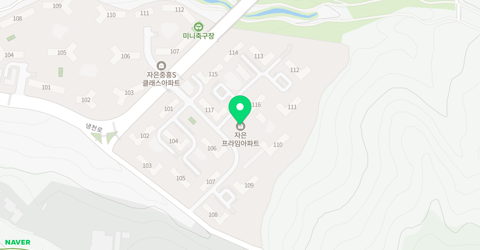 뮤엠 영어 자은NEST 위치