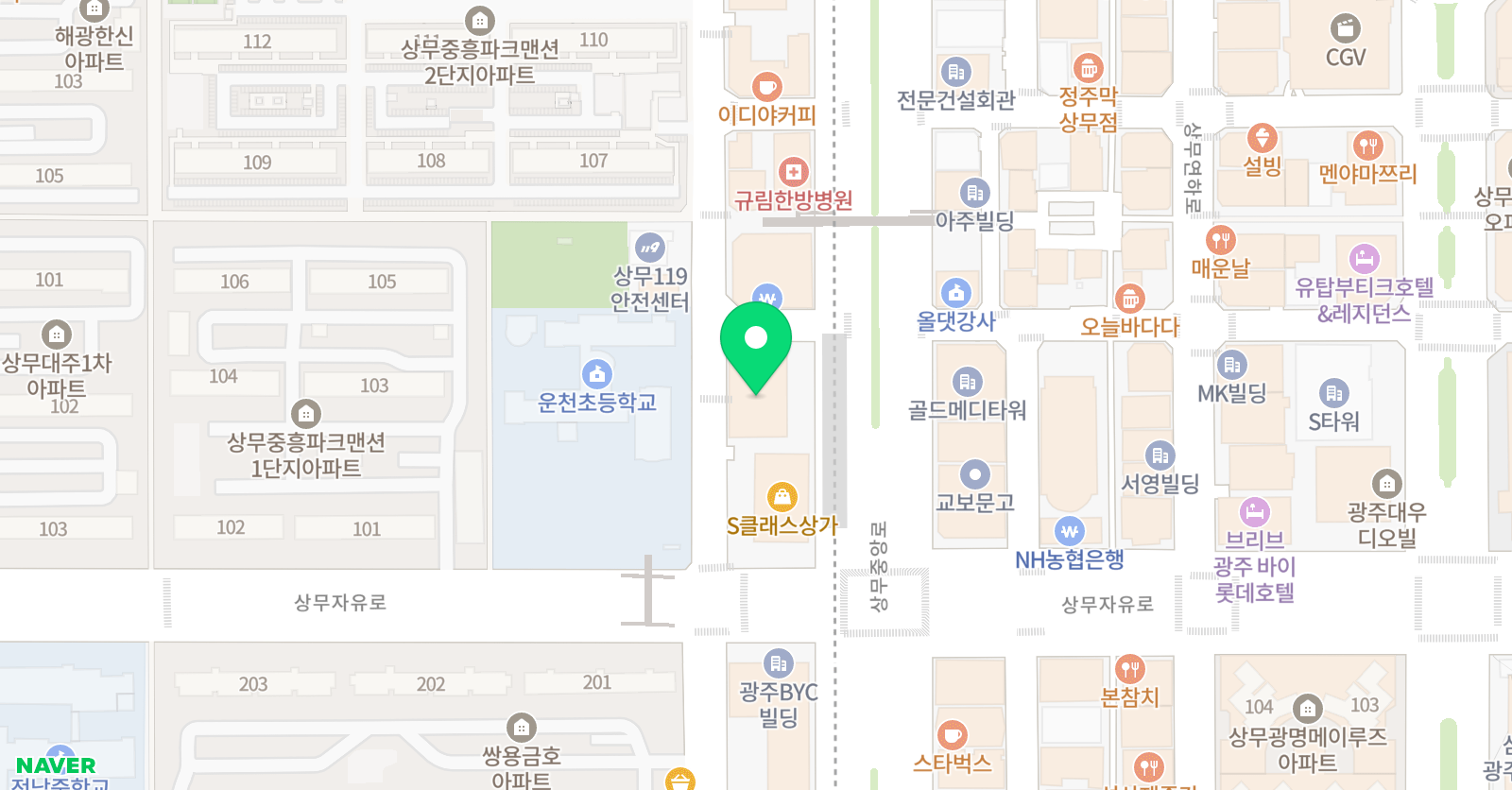 CNK 영어전문학원 위치