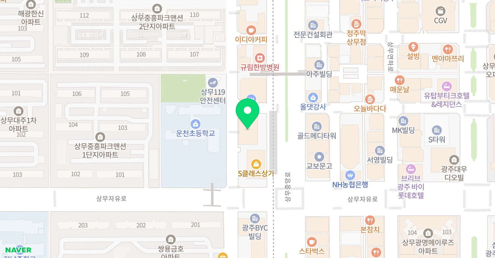 맵핑 수학학원 위치