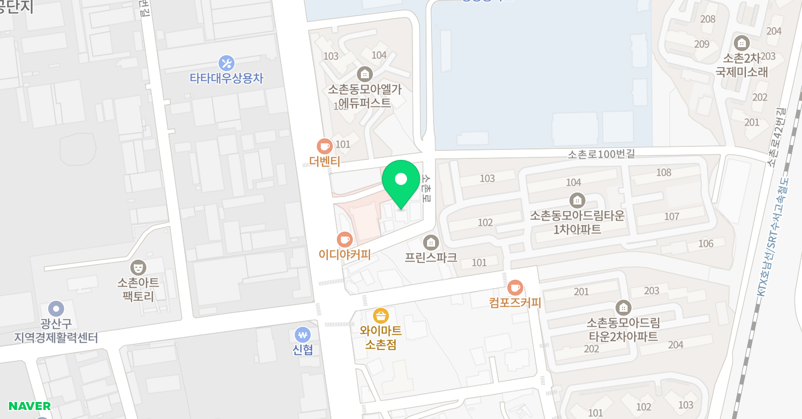 미라클영어이룸수학학원 위치