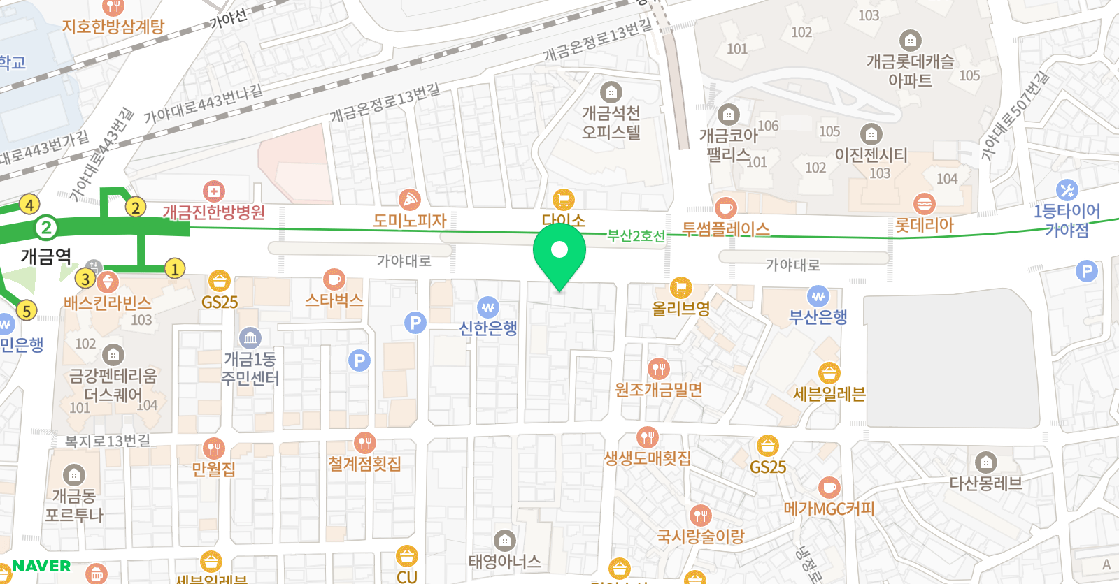 SM 무용학원 위치