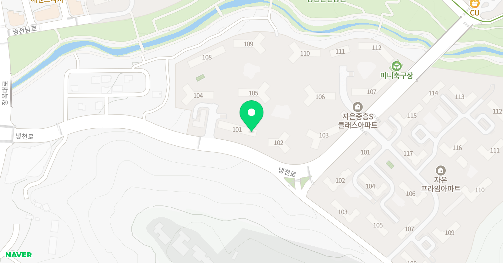 자은숲캐피타운 영어교실 위치