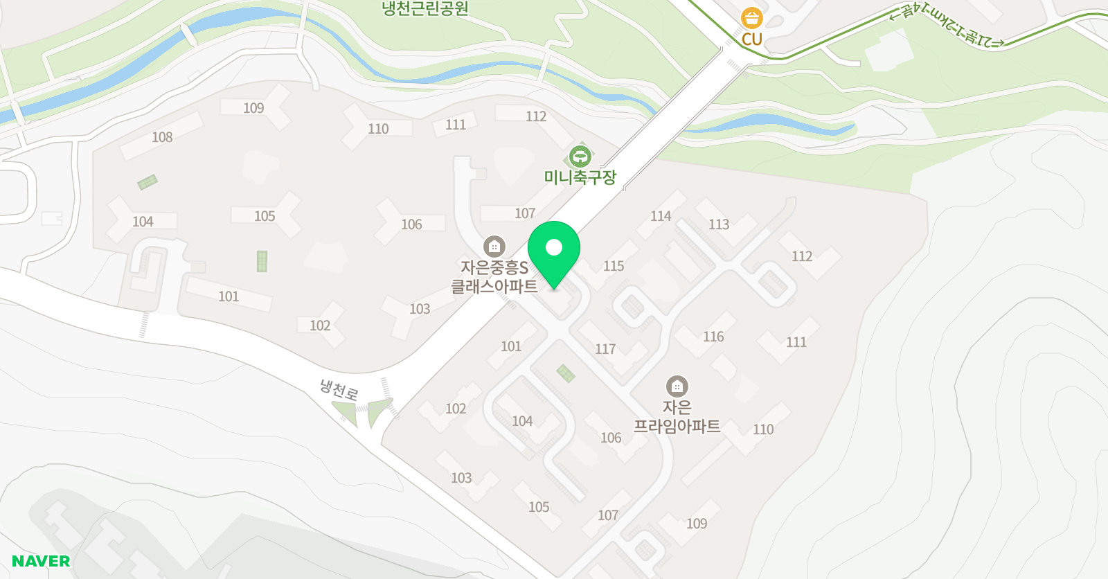더뮤즈 음악학원 위치