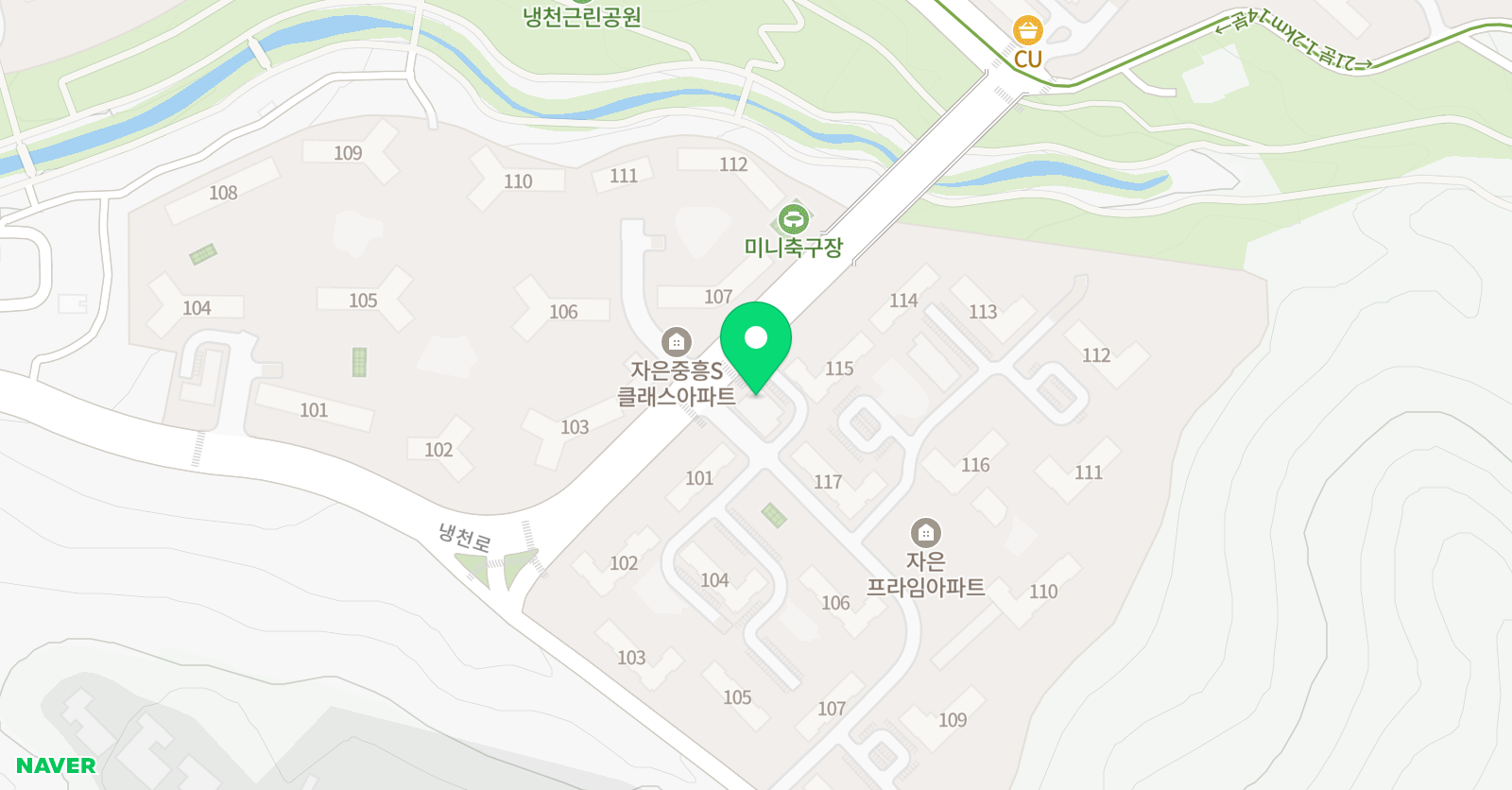 스마트해법영어 자은프라임점 위치