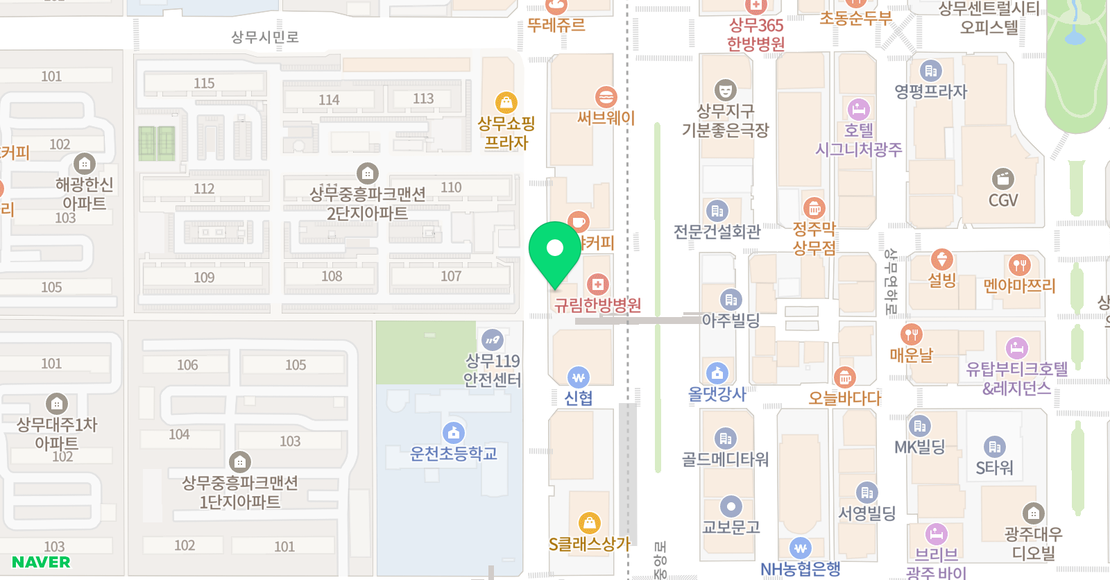 에이블 학원 위치