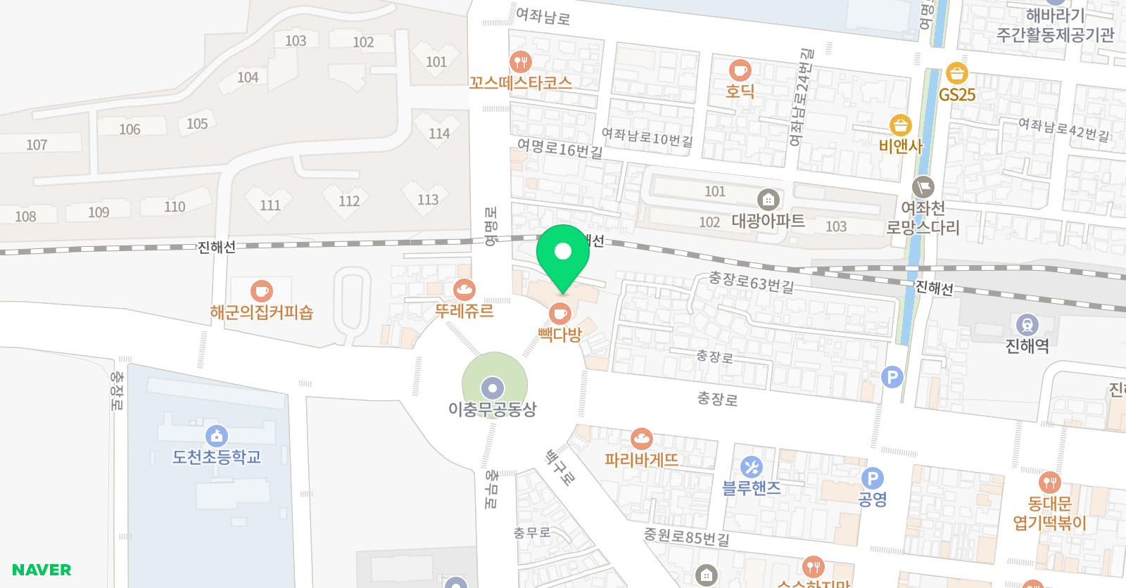 플레이팩토 수학교실 여좌플팩 위치