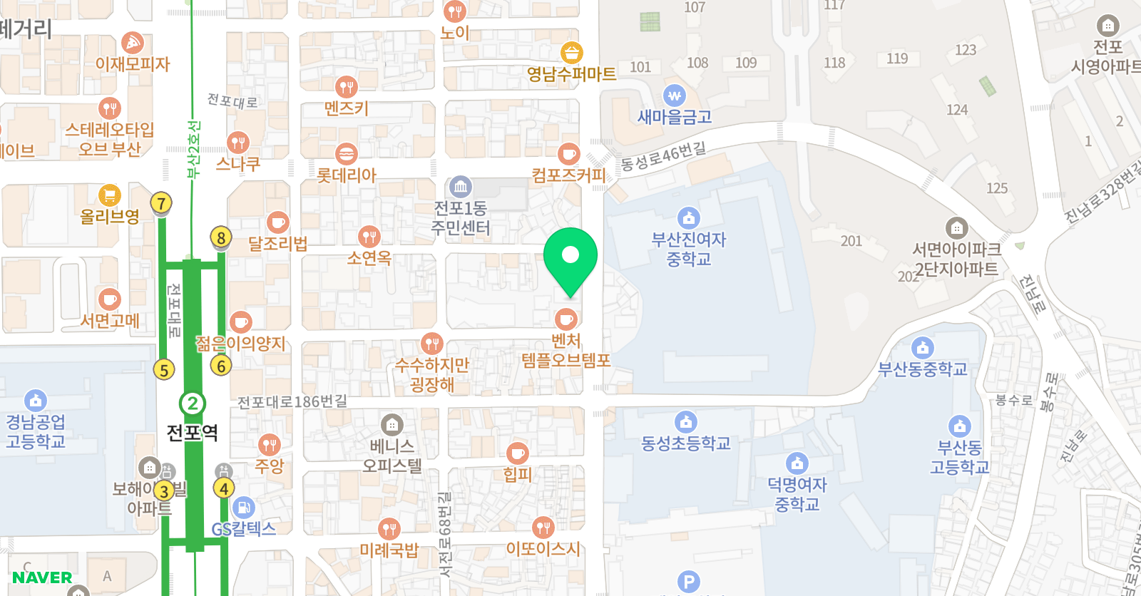 전일동아대 태권도 위치
