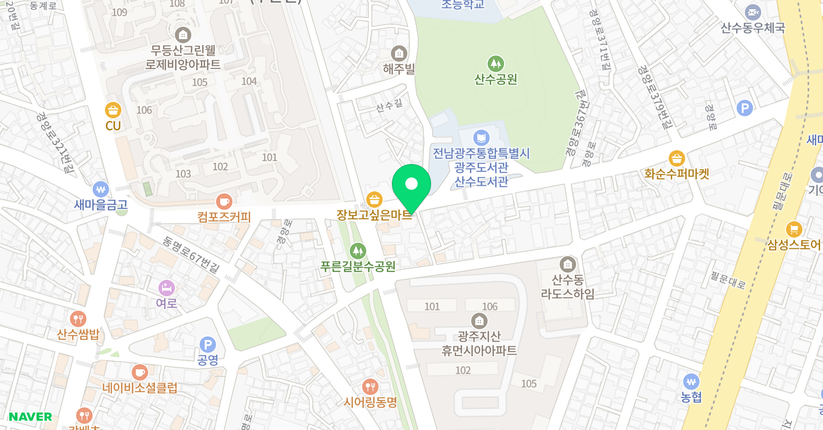 맑은소리 음악학원 위치