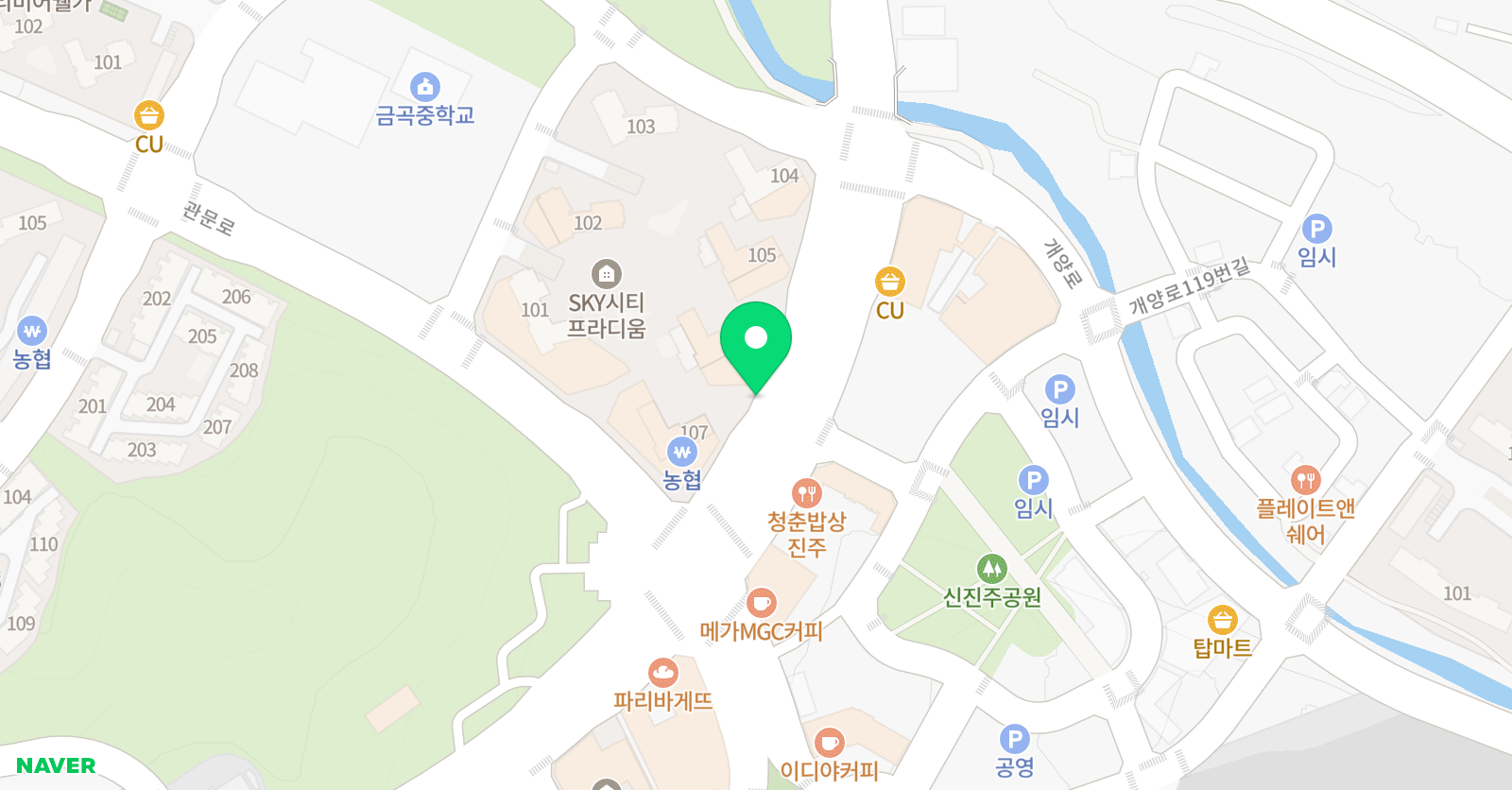 까미유끌로델 미술학원 위치