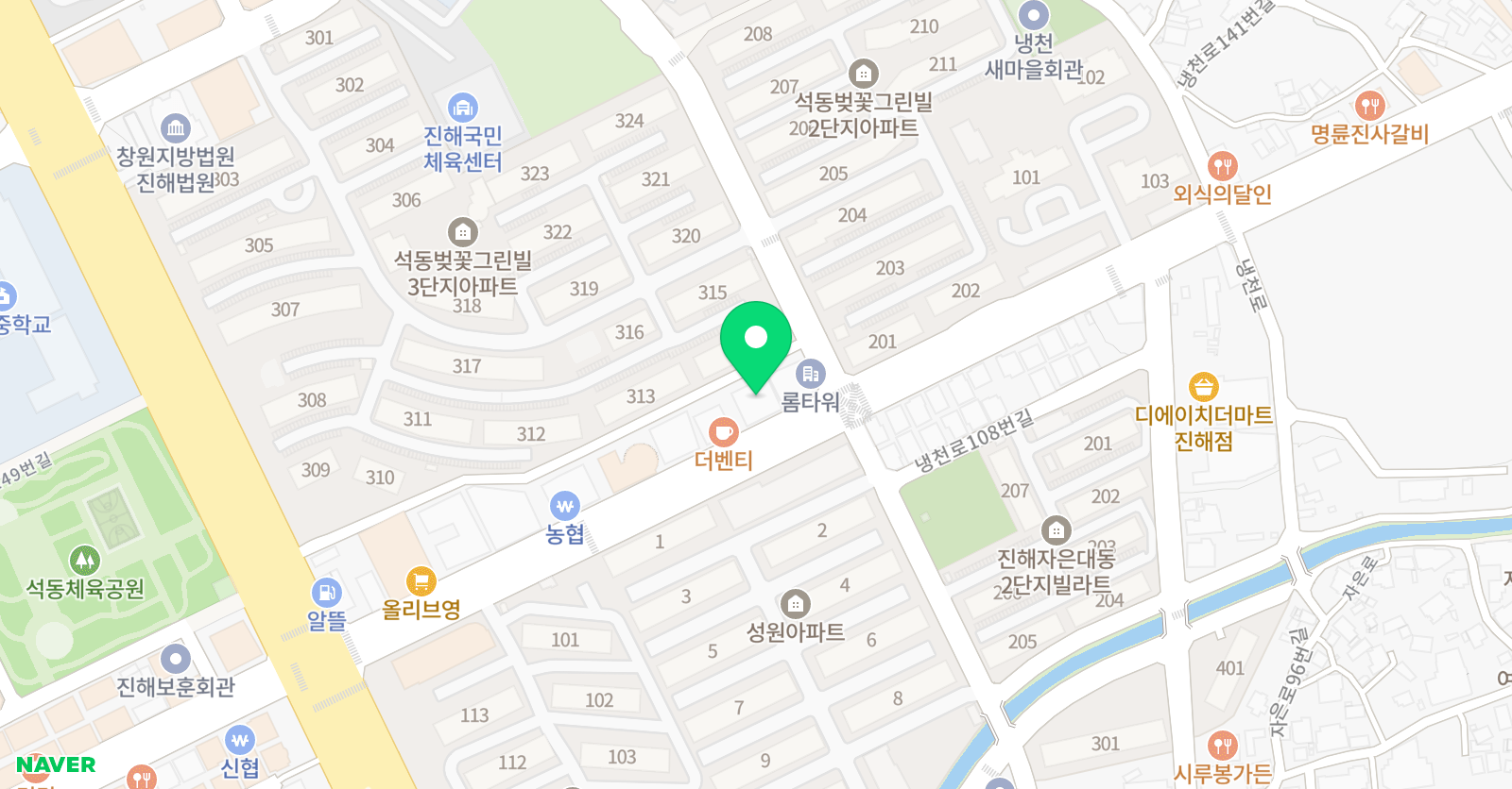 한솔 음악학원 위치