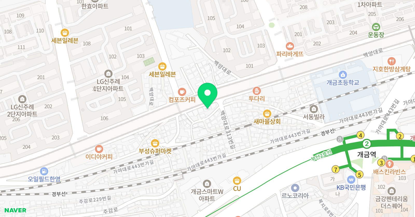 ILS 어학원 부산진구캠퍼스 위치