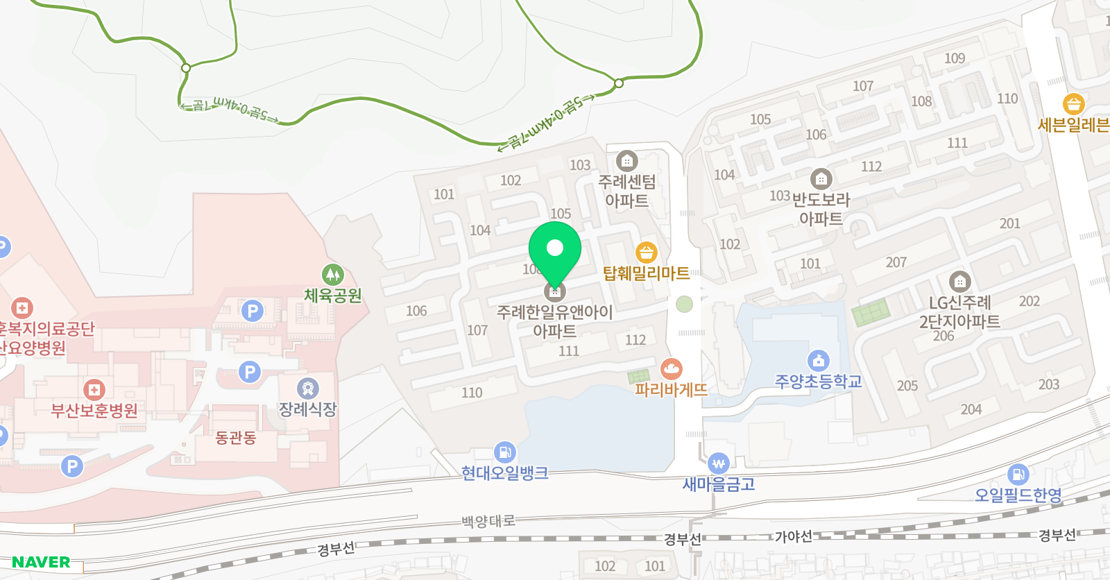 한우리 독서논술 유엔아이점 위치