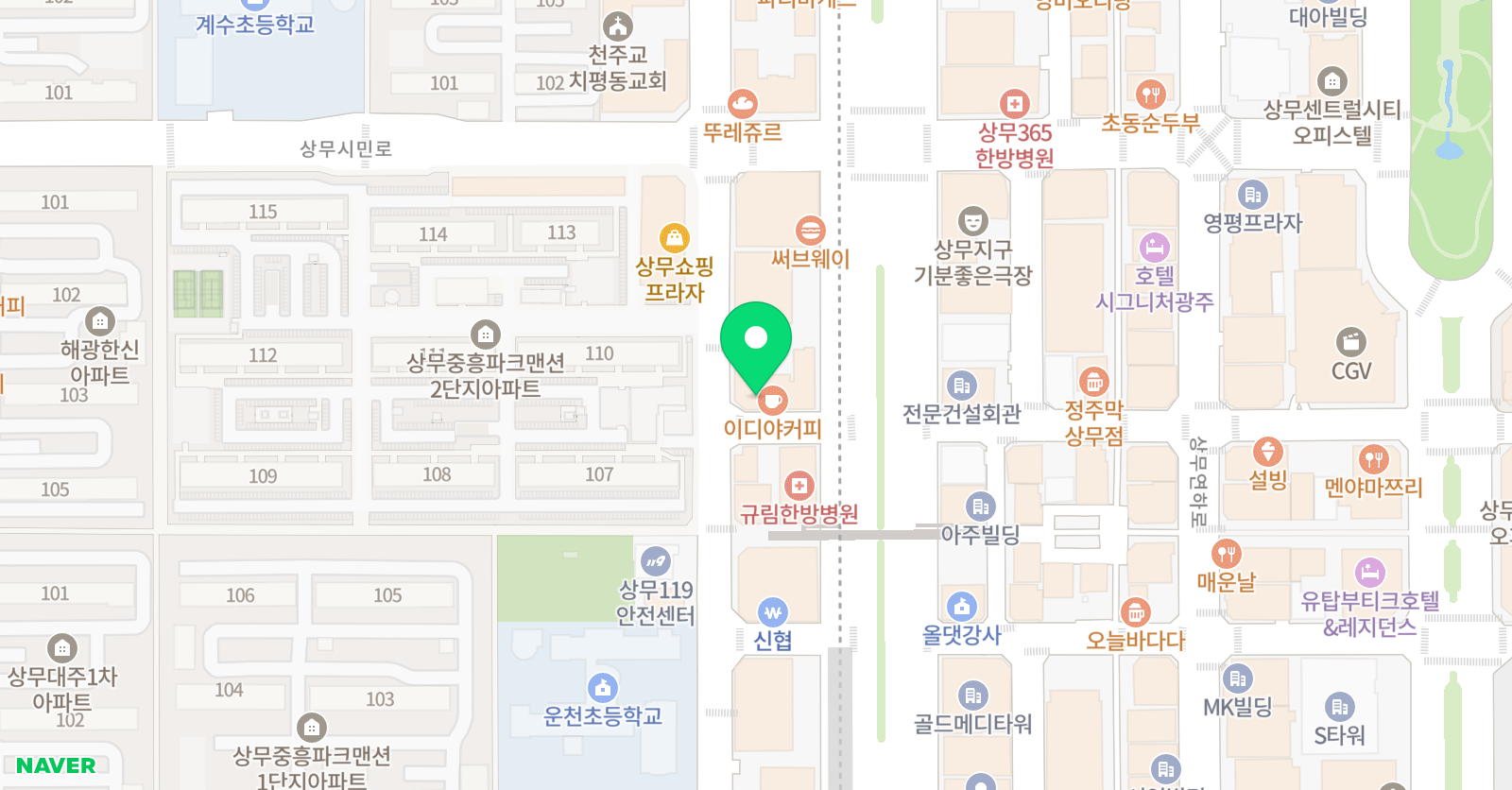 매드매쓰 수학학원 위치