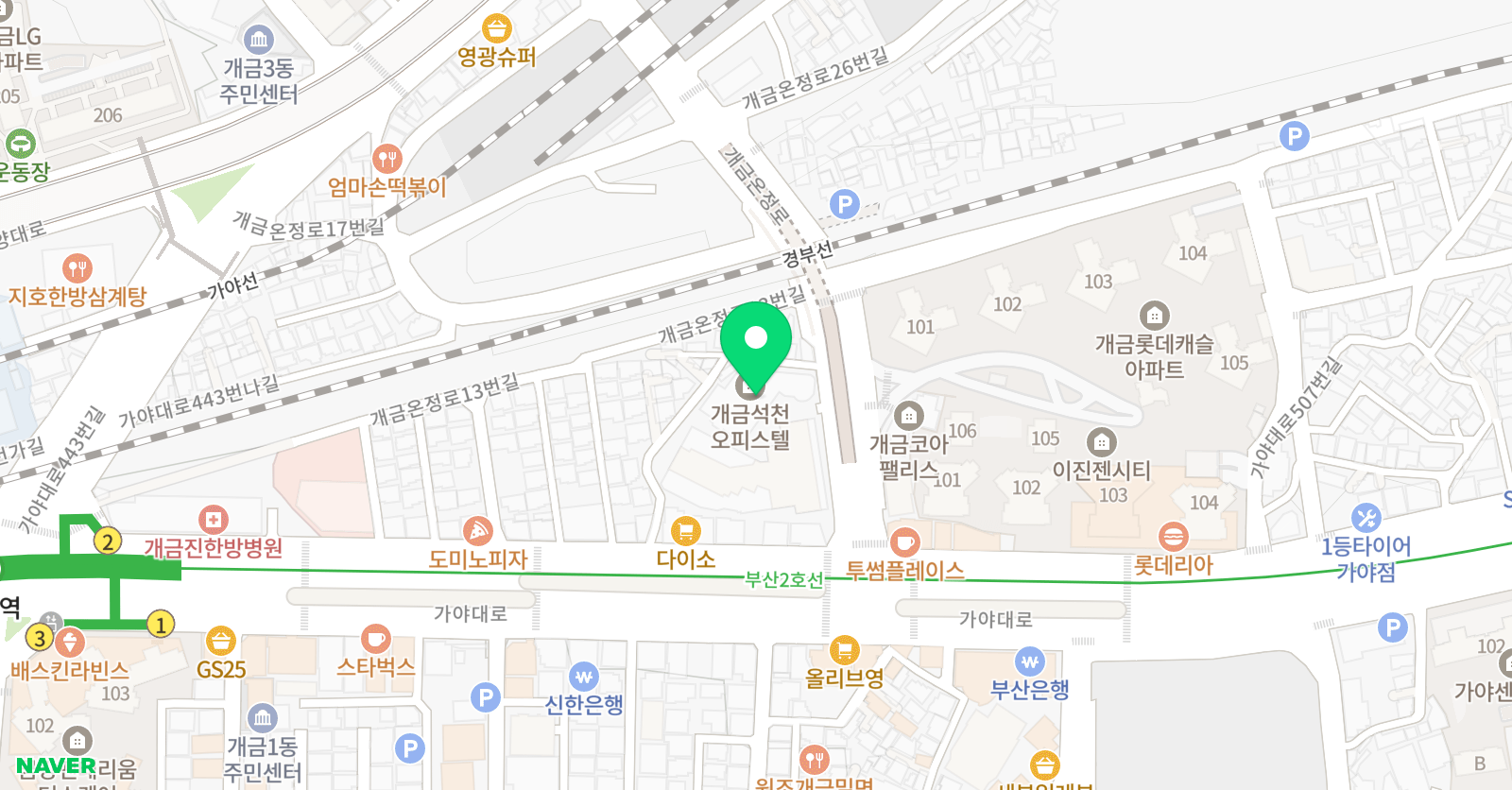JW 스피치 학원 위치