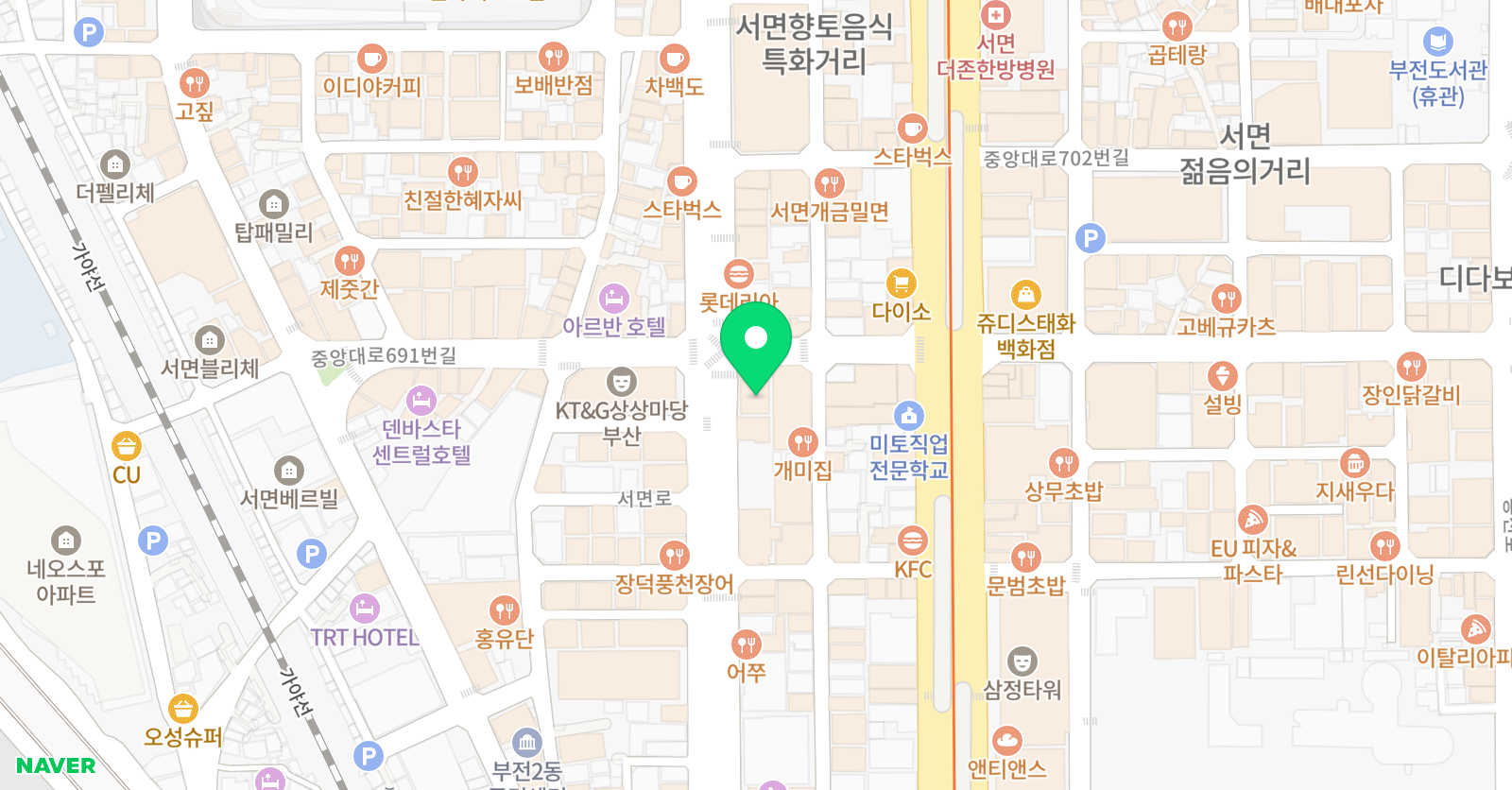 좋은목소리연구소 부산점 위치