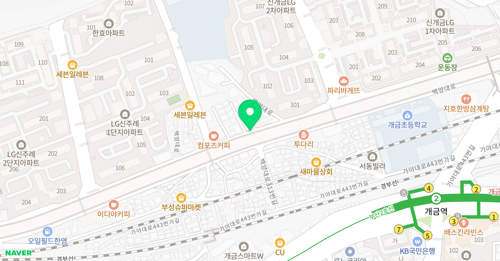 예음 음악학원 위치