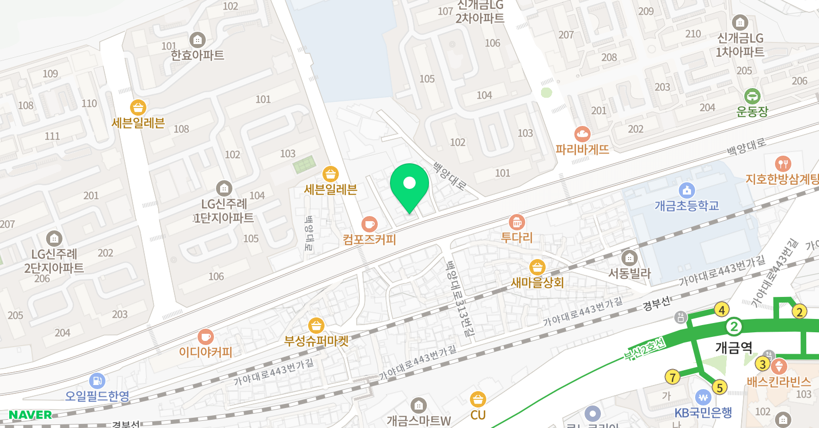 스터디플레이스 학원 위치