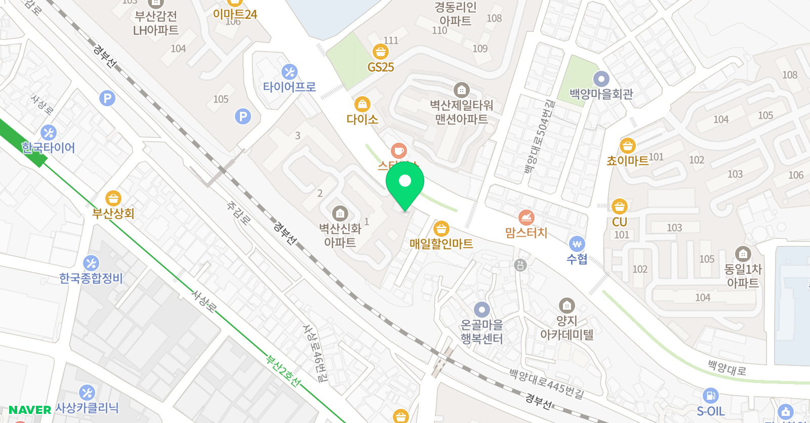 우리들 태권도 위치