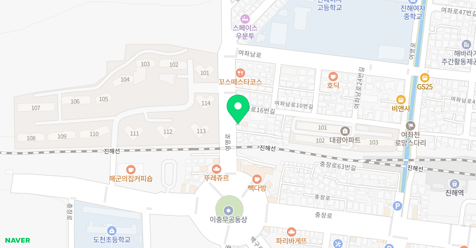3030영어 도천러닝센터 위치