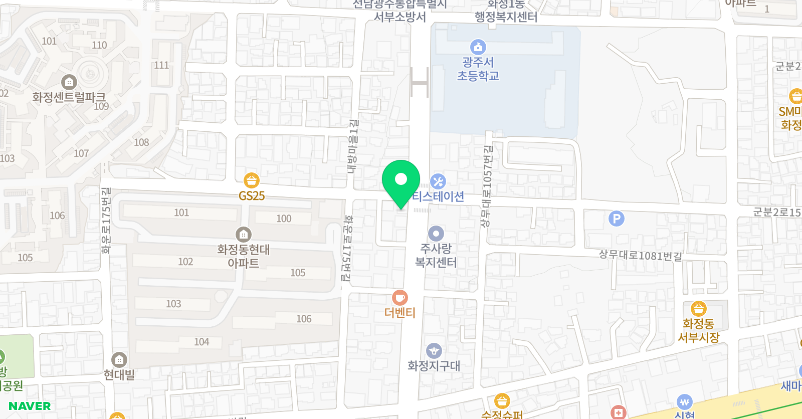 금탑아카데미 학원 위치
