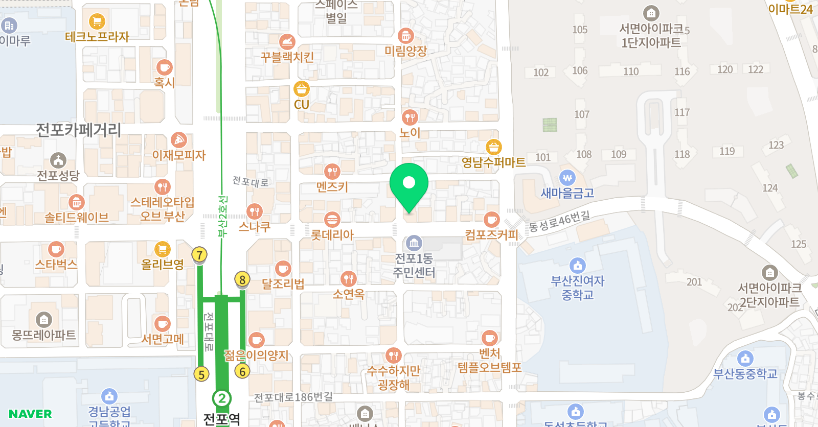 청어람 학원 위치