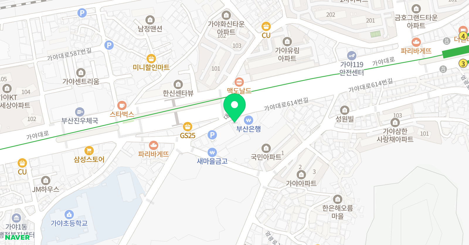 아라베스크 발레학원 위치