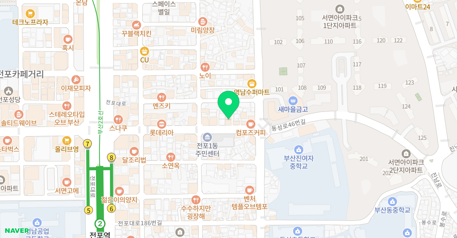 참한 학원 위치
